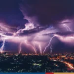 scattered thunderstorms