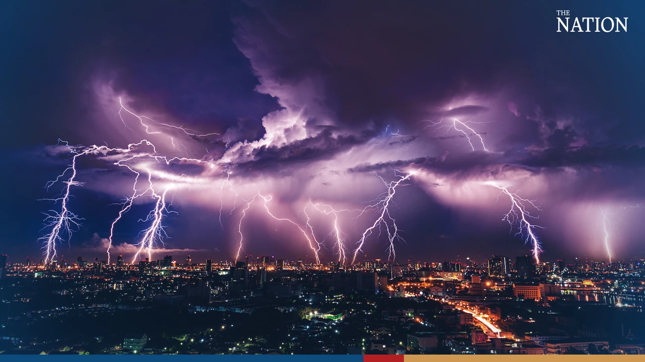 scattered thunderstorms